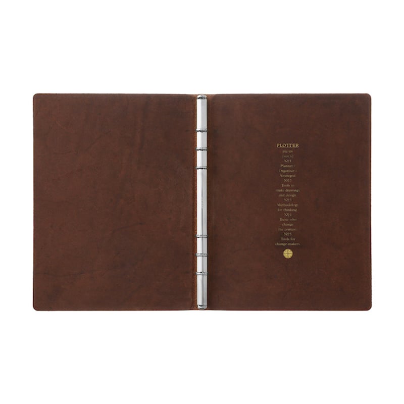 PLOTTER 5001 6穴リングレザーバインダー プエブロ A5サイズ