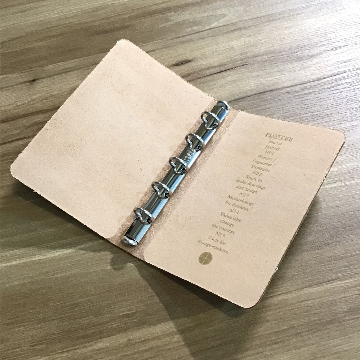 JournalStyle限定カラー PLOTTERレザーバインダー TEMPESTI camm