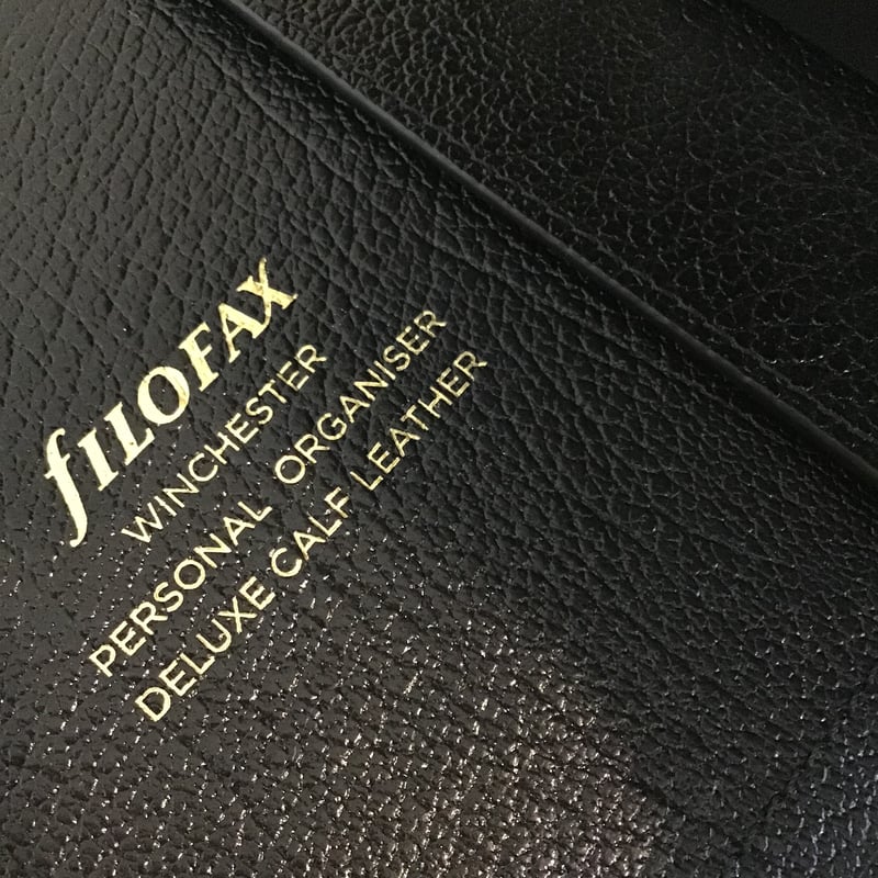 FILOFAX 日本限定 ウィンチェスター システム手帳 バイブル ブラック 