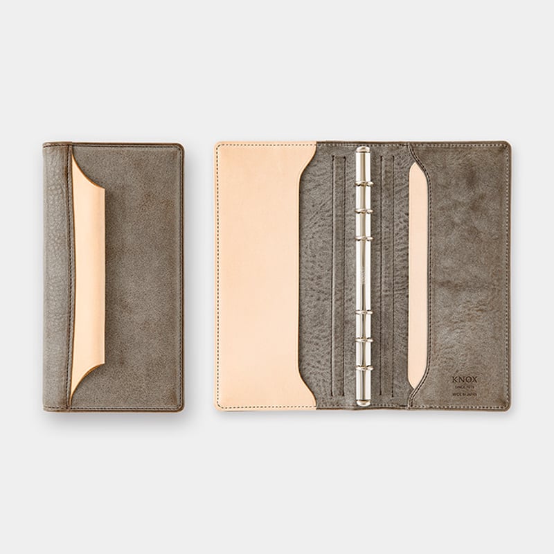 ノックス ピアス ナローサイズ システム手帳 ブラック - メルカリ