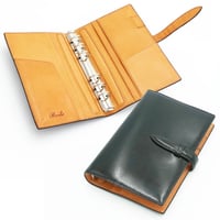 ASHFORD×NAGASAWAコラボ クロコダイルスクエアバック M5システム手帳 11