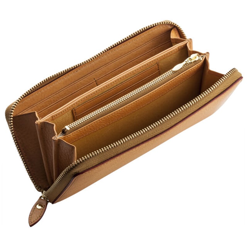 Brelio ミネルバボックス ラウンドジッパー長札財布 No.111 | NAGASAW