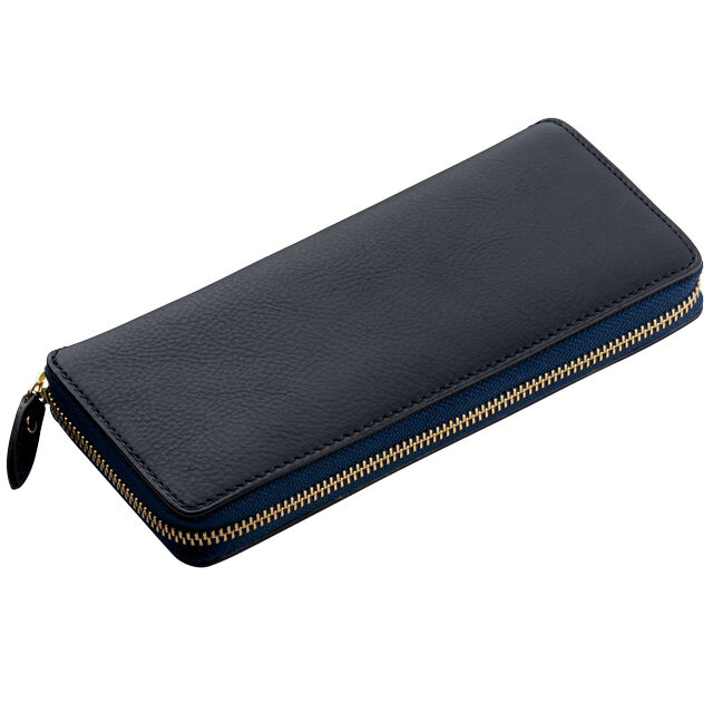 Brelio ミネルバボックス ラウンドジッパー長札財布 No.111