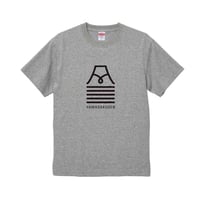 【この商品の売上は全額熊本へ寄付します】山作戰ロゴTシャツ 「グレー」