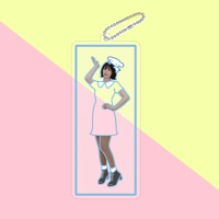 矢川葵クリアキーホルダー