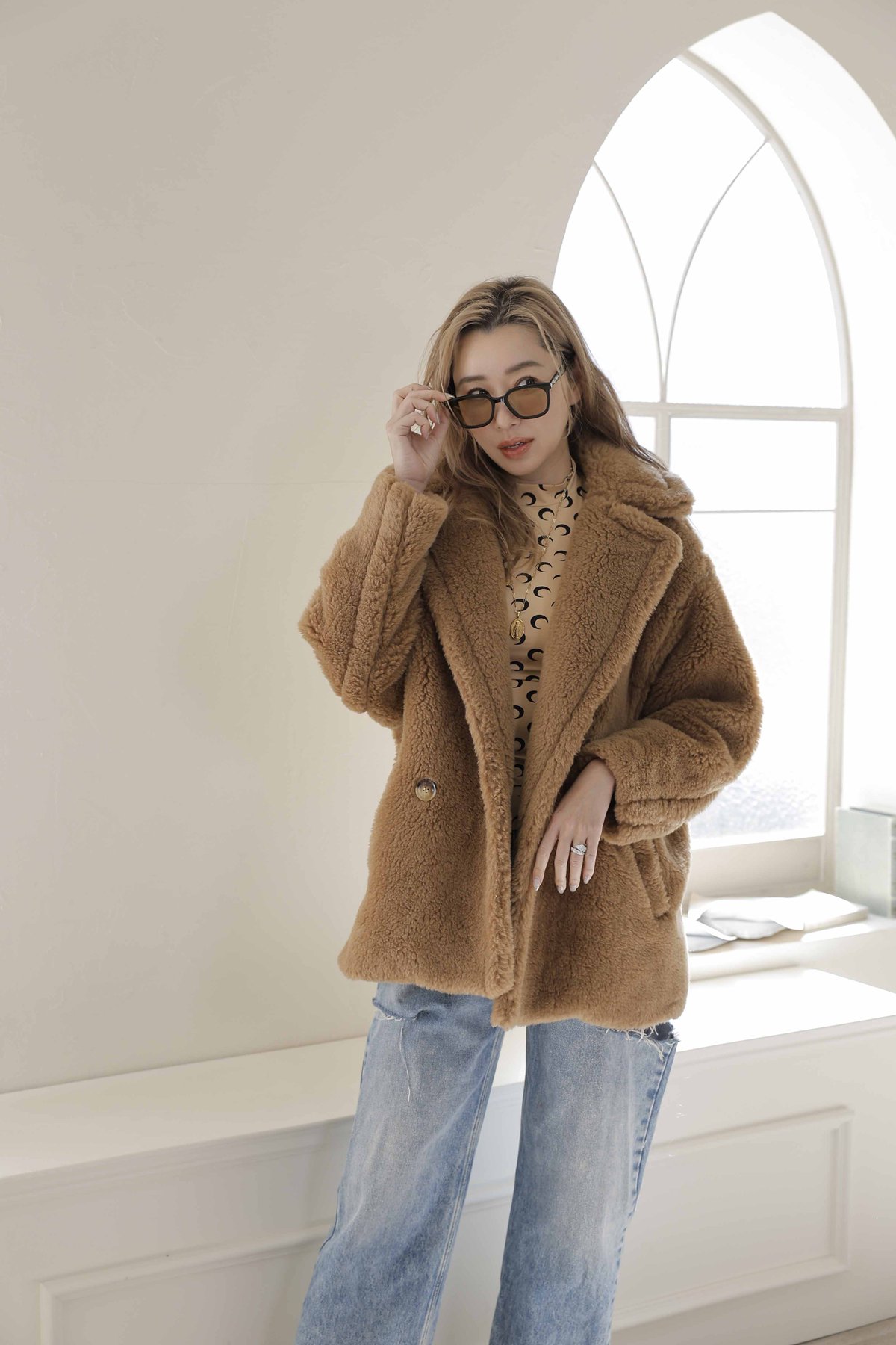 soniccaテディベアショートコート | sonicca