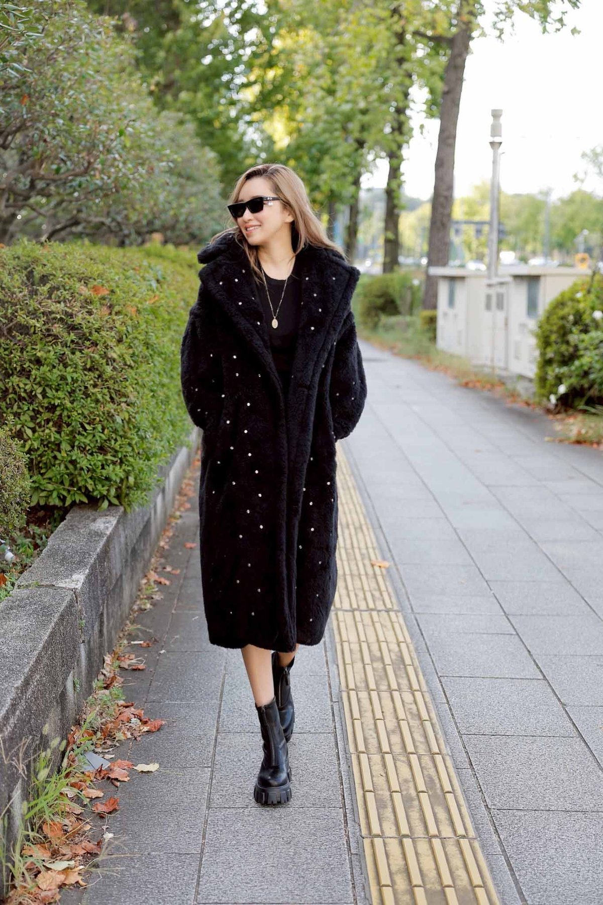 SEQUEL テディベア コート 黒 L テディベアコート SEQUEL テディベア コート 黒 L SEQUEL テディベア