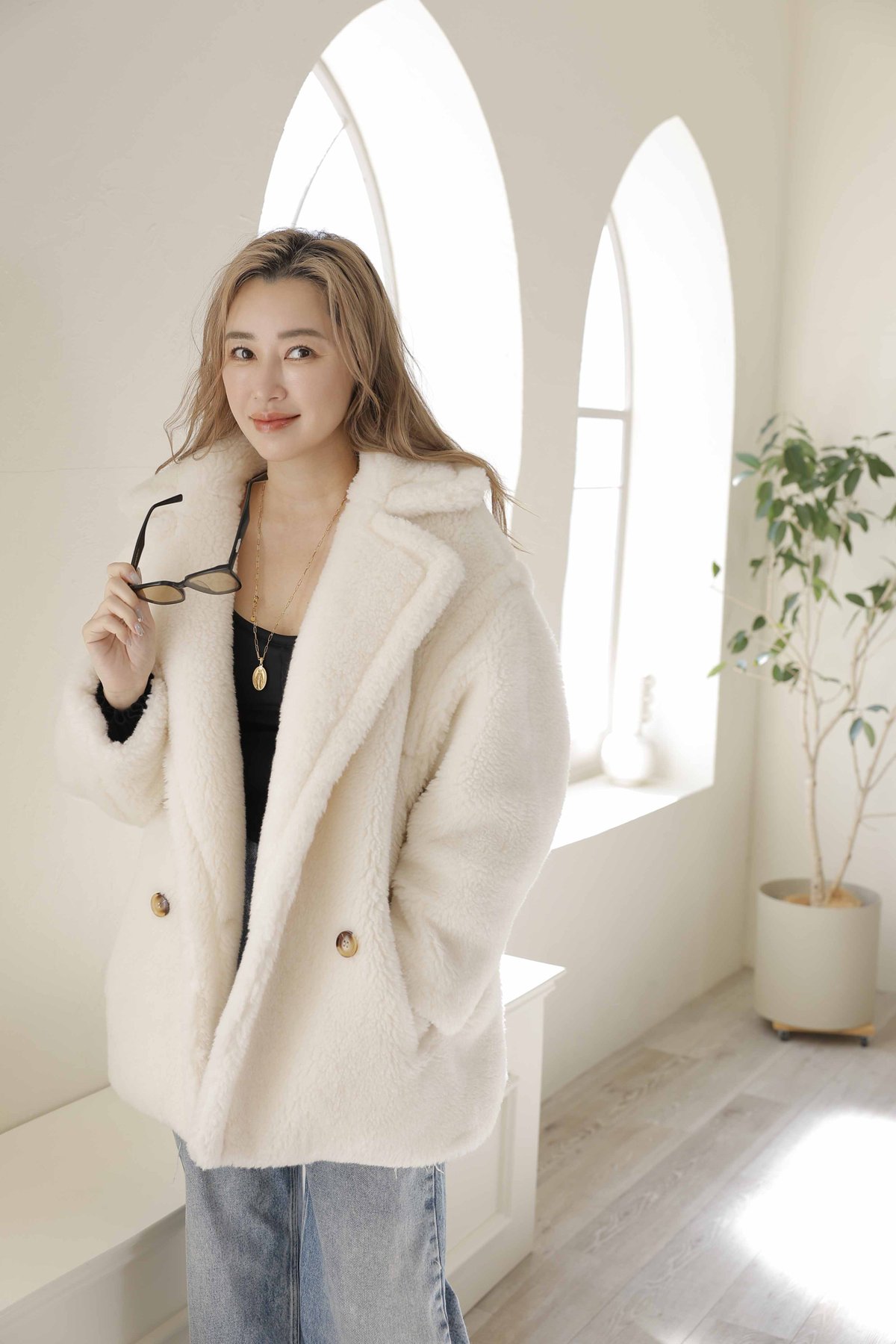 soniccaテディベアショートコート | sonicca