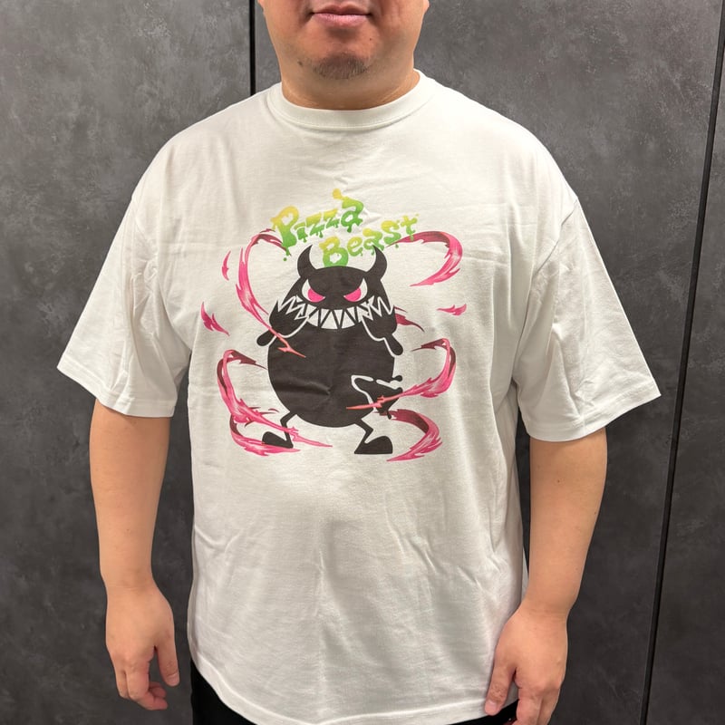 受注】再販 ピザビくんビッグシルエットTシャツ | #SGNK - こくじんTV