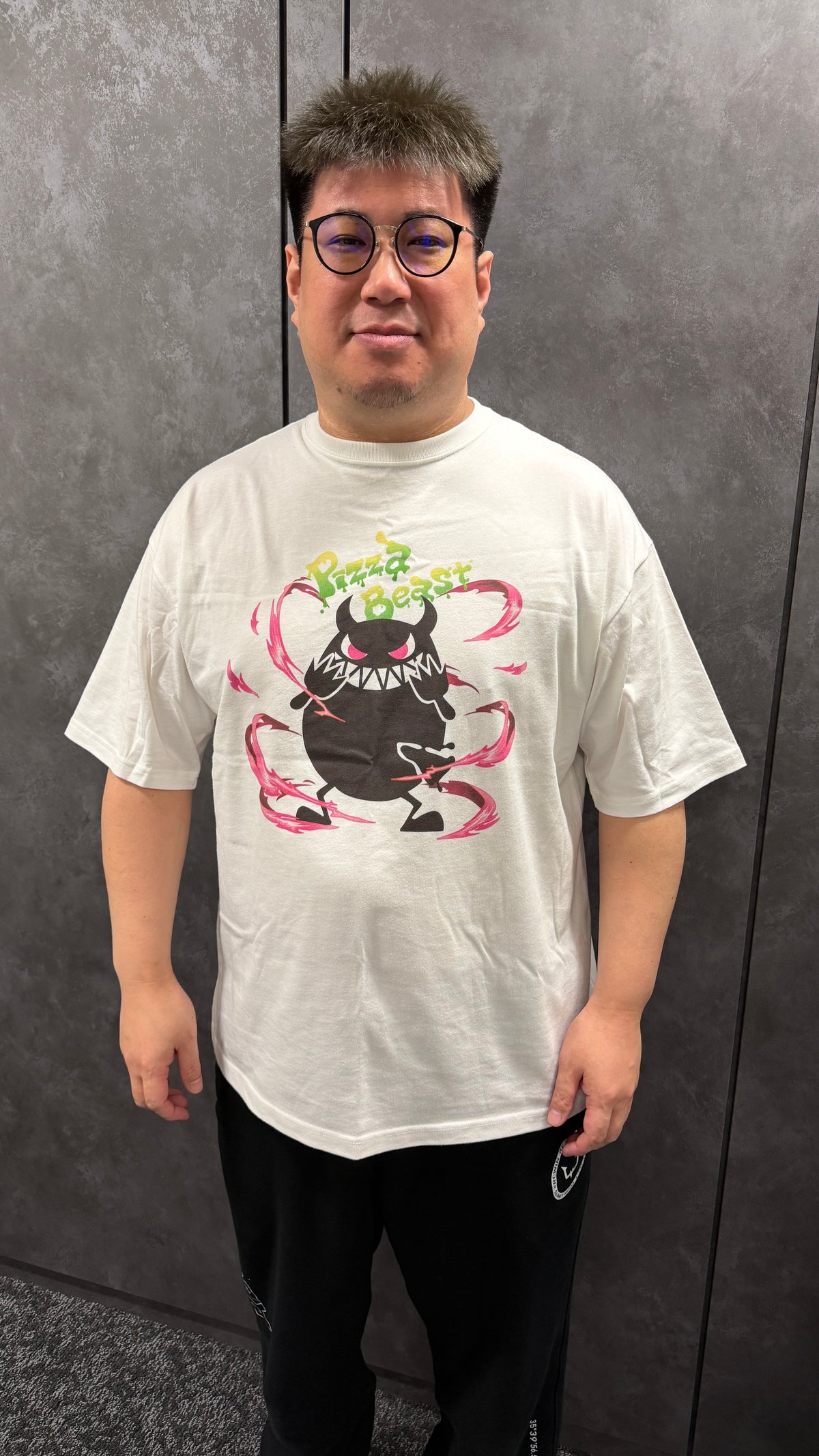 受注】再販 ピザビくんビッグシルエットTシャツ | #SGNK - こくじんTV