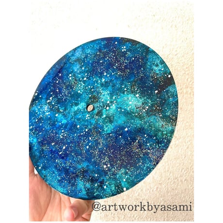 Lino leaプロデュース【ART clock】時計用アクリルプレート  ２４㎝