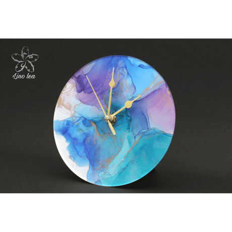 Lino leaプロデュース【ART clock】時計用アクリルプレート  １７㎝