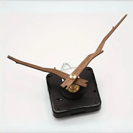 時計ムーブメントセット001　ウッド　長針約10cm