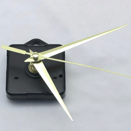 時計ムーブメントセット002　ゴールド　長針約10cm