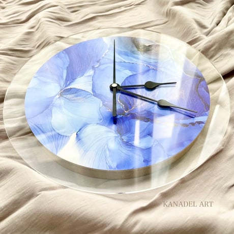 Lino leaプロデュース【ART clock】時計用アクリルプレート  １７㎝