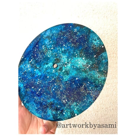Lino leaプロデュース【ART clock】時計用アクリルプレート  １７㎝