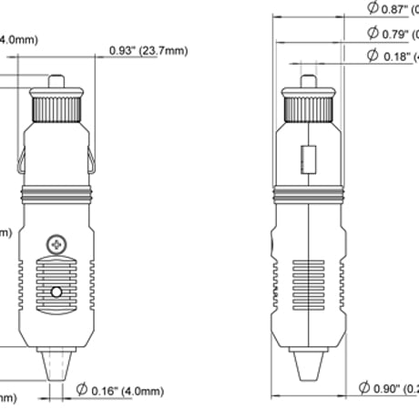 防水12V ソケット・プラグ