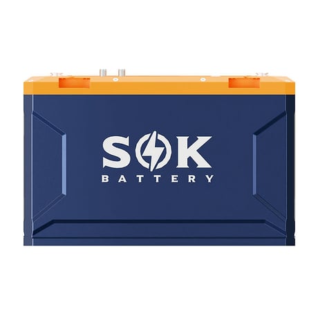 SOKバッテリー　12V 314Ah   リン酸鉄リチウムイオンバッテリー　マリンケース