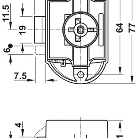 プッシュロックスタンダード（塗装）