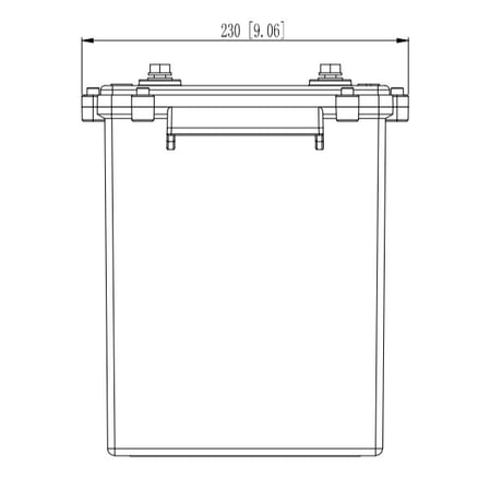 SOKバッテリー12V 206Ah   リン酸鉄リチウムイオンバッテリー　マリンケース
