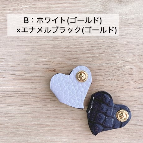 ハートの本革コードホルダー