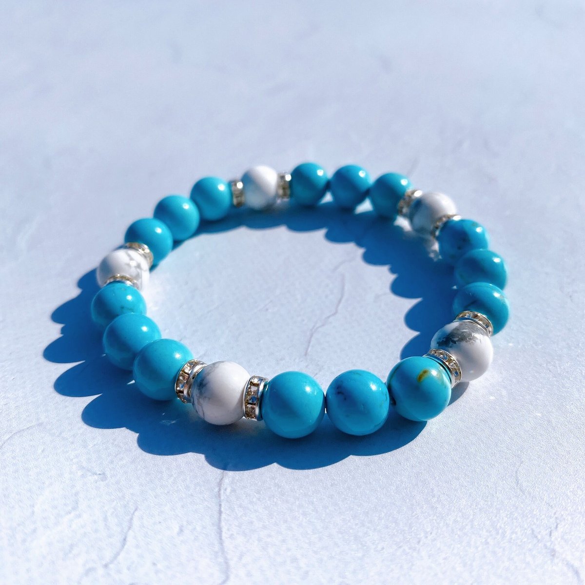 ガネーシャ ハウラウトターコイズ ブレスレット ガネーシャ ハウラウトターコイズ ブレスレット 天然ターコイズ