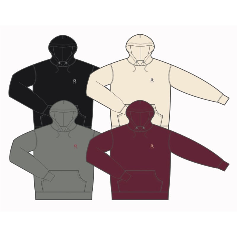 LOGO刺繍パーカー | Qaijff OFFICIAL ONLINE SHOP LOGO刺繍パーカー | Qaijff OFFICIAL ONLINE SHOP