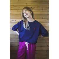NEW LOGO刺繍 BIG Tシャツ(ネイビー)