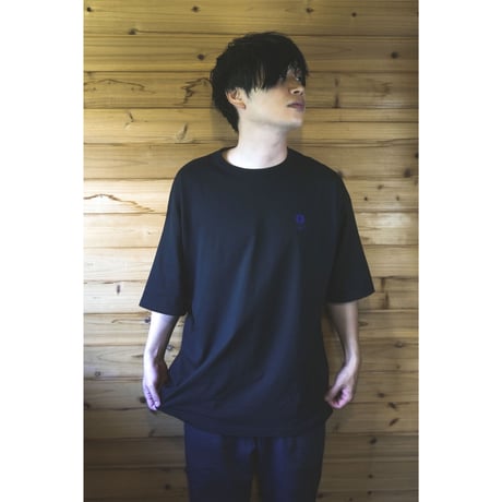 NEW LOGO刺繍 BIG Tシャツ(ブラック)