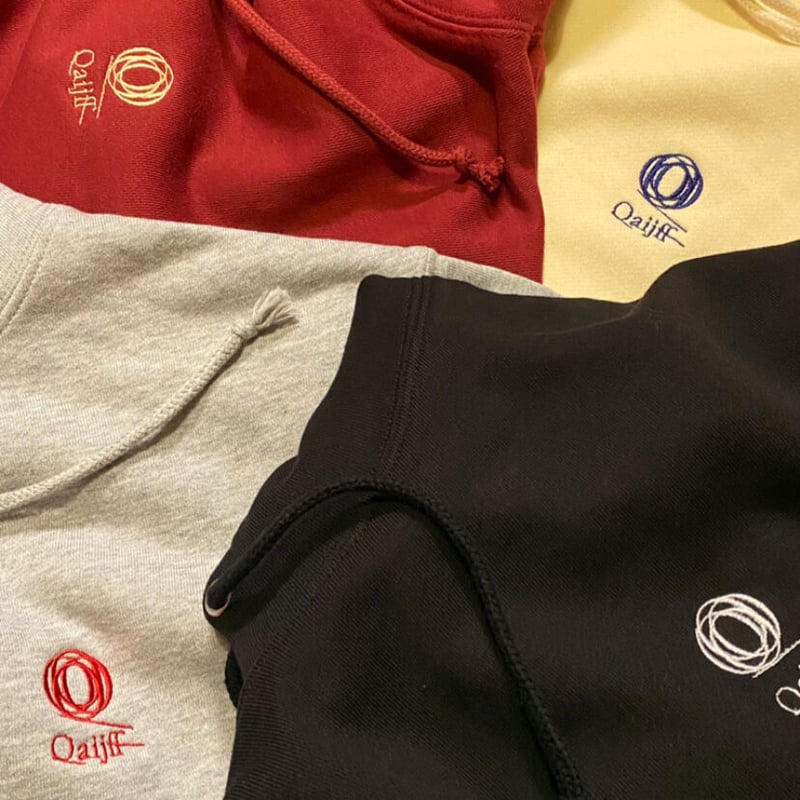 LOGO刺繍パーカー | Qaijff OFFICIAL ONLINE SHOP LOGO刺繍パーカー | Qaijff OFFICIAL ONLINE SHOP