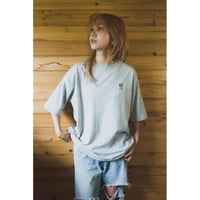 NEW LOGO刺繍 BIG Tシャツ(グレー)