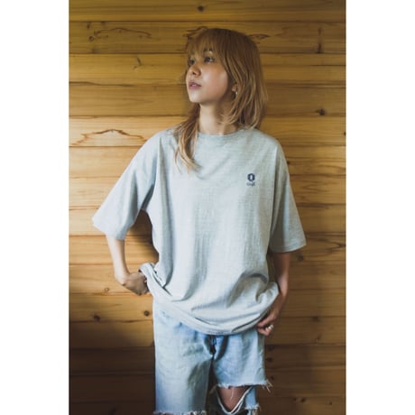 NEW LOGO刺繍 BIG Tシャツ(グレー)