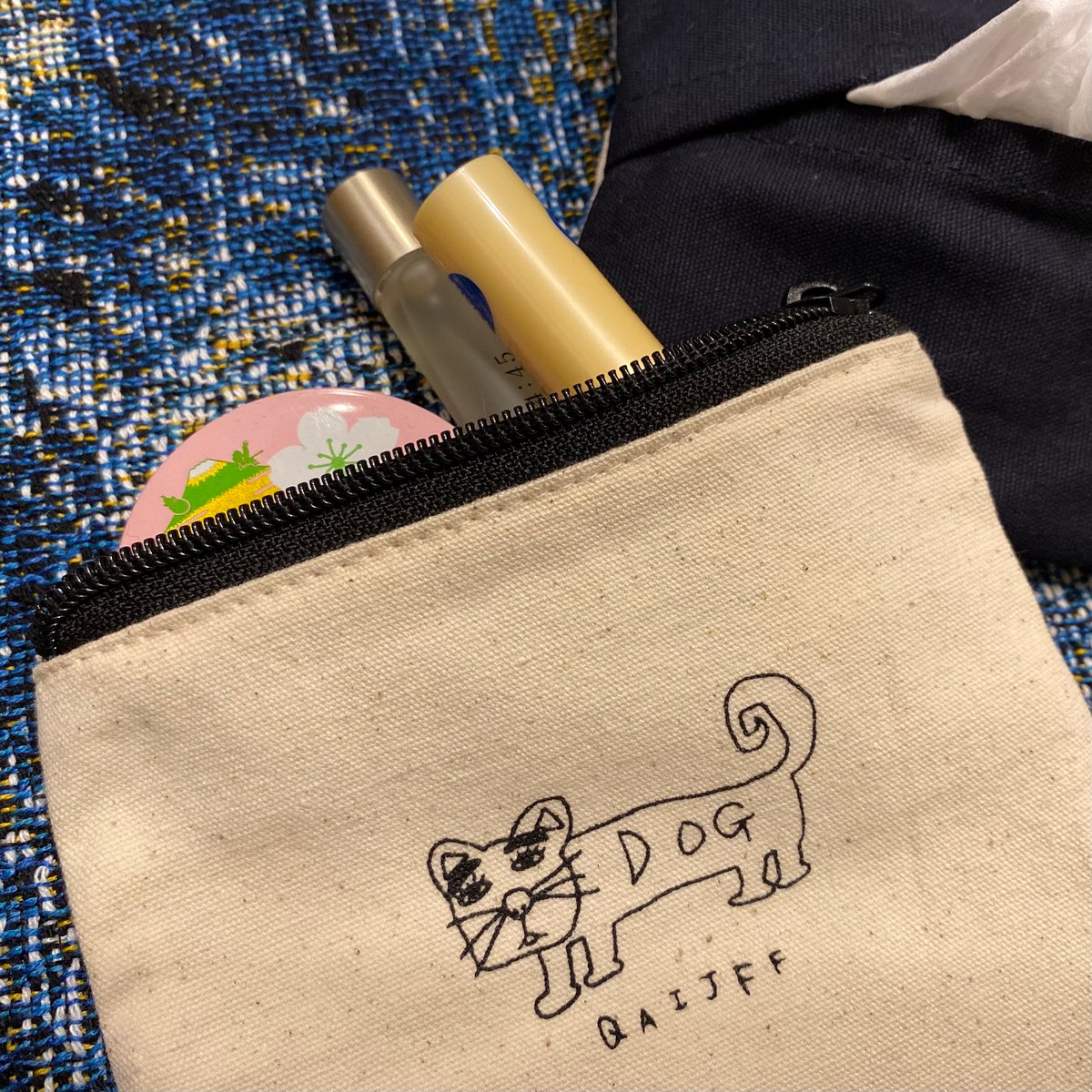 猫みたいなDOGティッシュポーチ | Qaijff OFFICIAL ONLINE SHOP