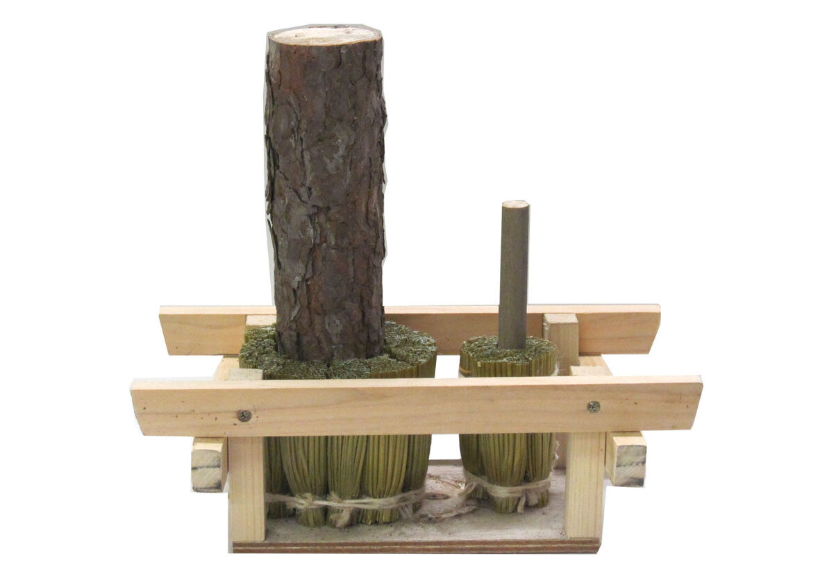 砂鉢　尺３　深菖蒲　銅製　　　　　　　　　木枠別途制作いたします。