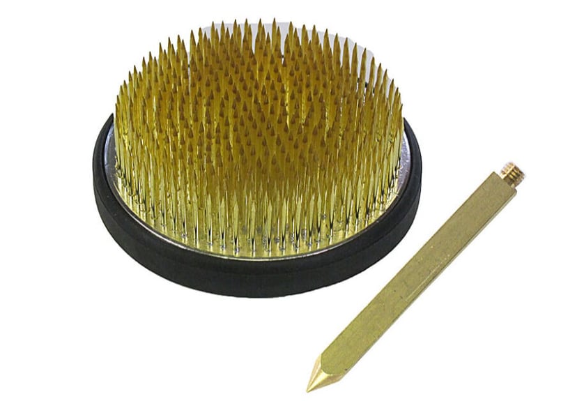 足付き 花器 剣山付き 剣山 足付 木用 長針 11cm 足は別売りです。 | 花器華道具専門