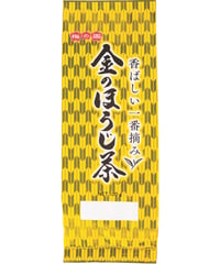 【リラックスタイムに】【ちょっといいものを】【送料無料メール便】香ばしい一番摘み　金のほうじ茶２本セット