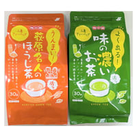 【２個セット】「味の濃いお茶ティーバッグ30袋　1個」＆「荻原名人のほうじ茶ティーバッグ30袋　1個」２個セットです【送料無料メール便】【ティーバッグ人気No.1】