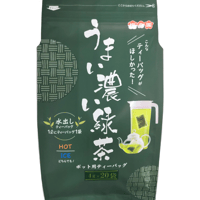 【送料無料　普通郵便】【濃厚な旨みとコク】うまい濃い緑茶ティーバッグ20袋