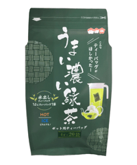 【送料無料　普通郵便】【濃厚な旨みとコク】うまい濃い緑茶ティーバッグ　20P