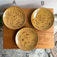 湯町窯絵皿 5寸（15cm）