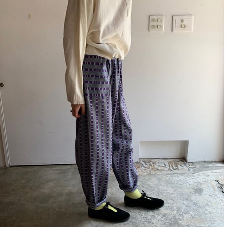 【筑後織】はこパン一重　竹の節柄グレー