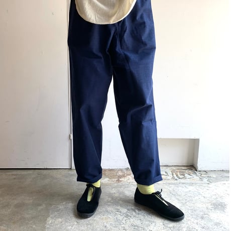 【筑後織】はこパン一重　引き揃え紺