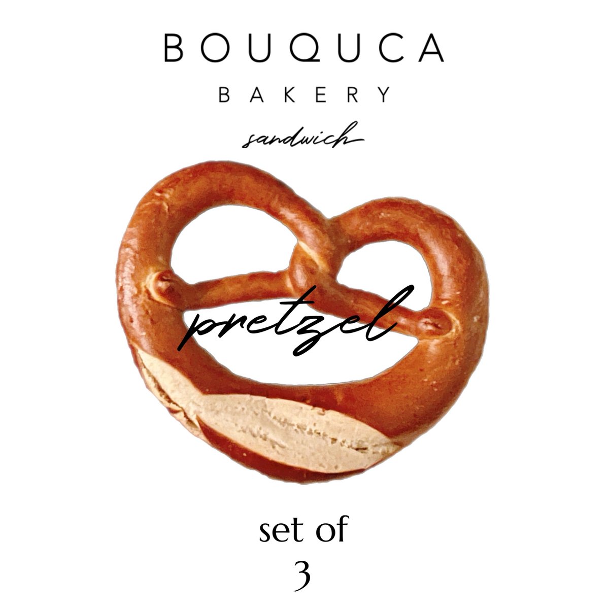 フランス産発酵バター入りプレッツェル3個セット | BOUQUCA BAKERY