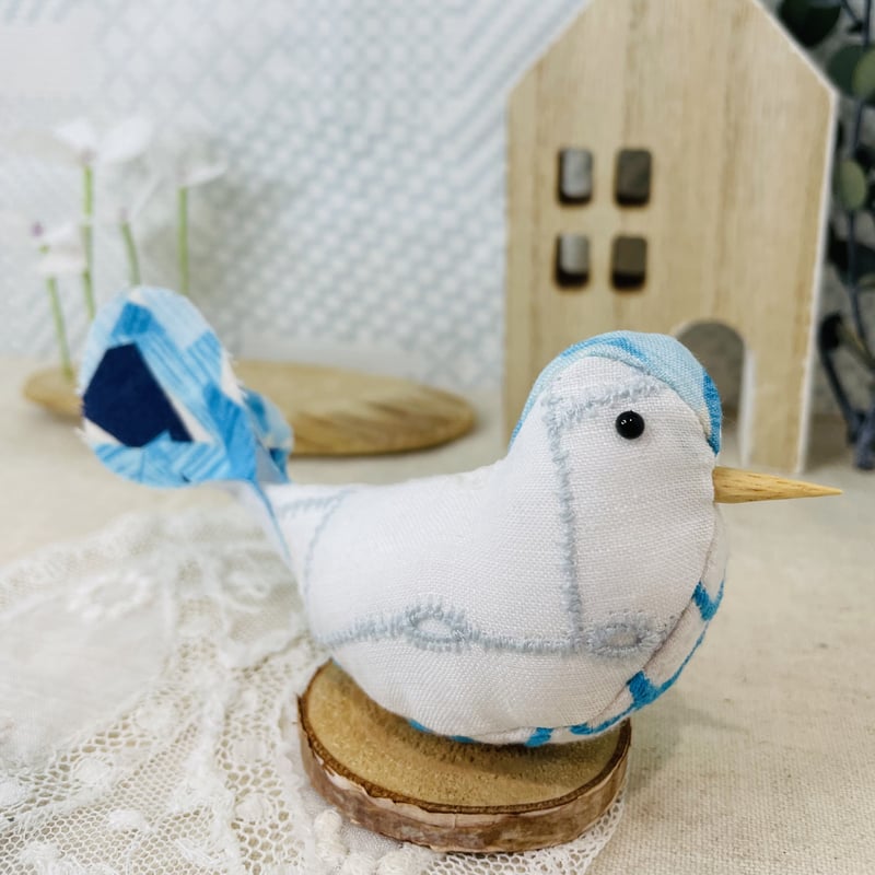 ピコちゃん様 bird ミナペルホネン ハンドメイド 手拭 ハンカチ mina