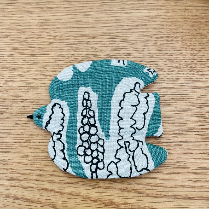 ミナペルホネン × 古布 藍染 刺し子 ⚮̈ ハギレ コースター　palmier ミナペルホネン × 古布 藍染 刺し子 ⚮̈ ハギレ コースターpalmier