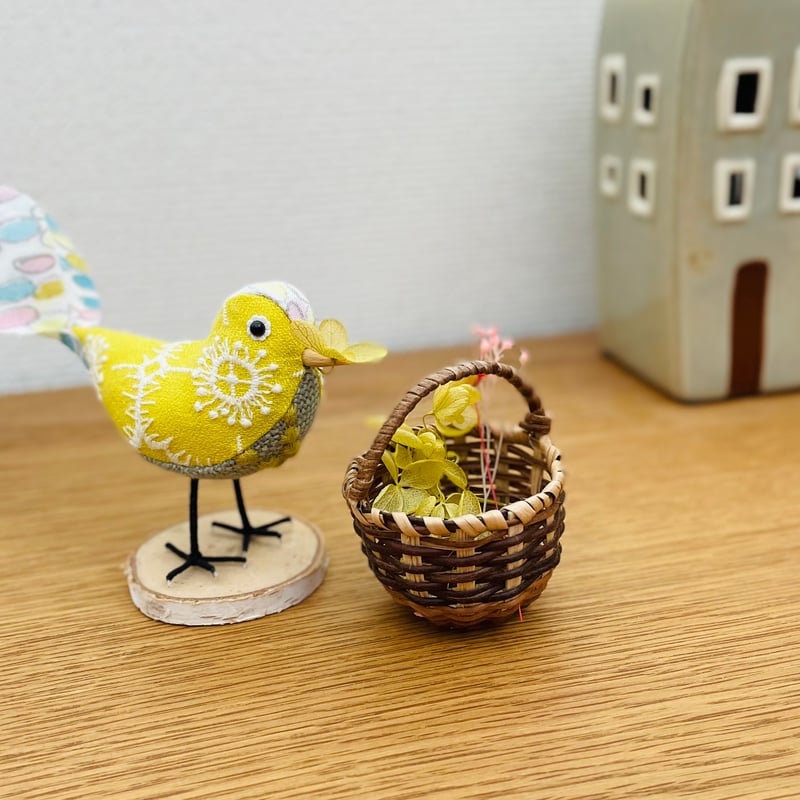 ⚮̈﻿ミナペルホネンハンドメイド⚮̈ハッピーバードのオブジェ 置物