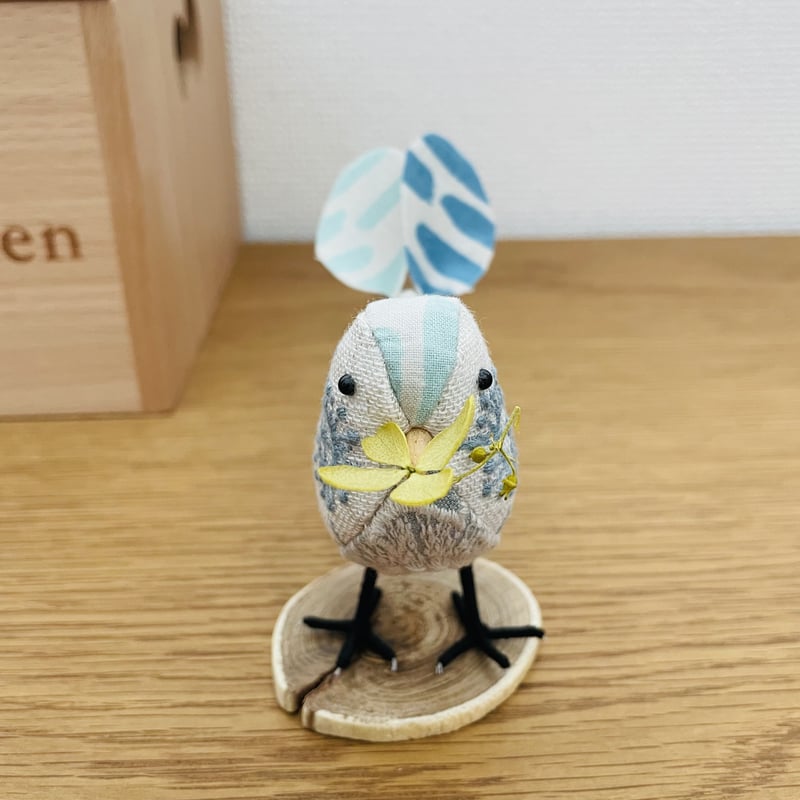 ⚮̈ミナペルホネン生地使用⚮̈ハッピーバードのオブジェ 置物