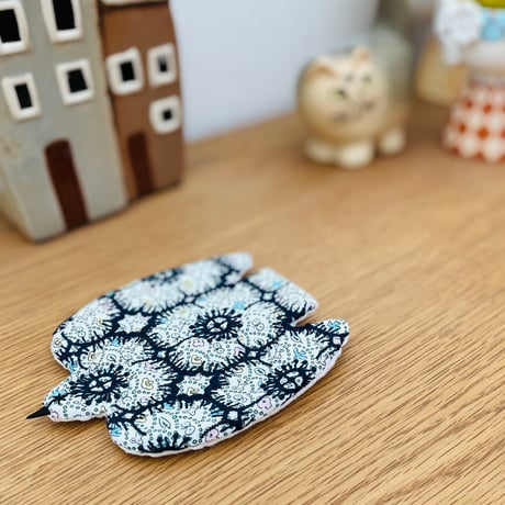 forest tile マット(大) ミナペルホネン ハンドメイド 半月ポシェット