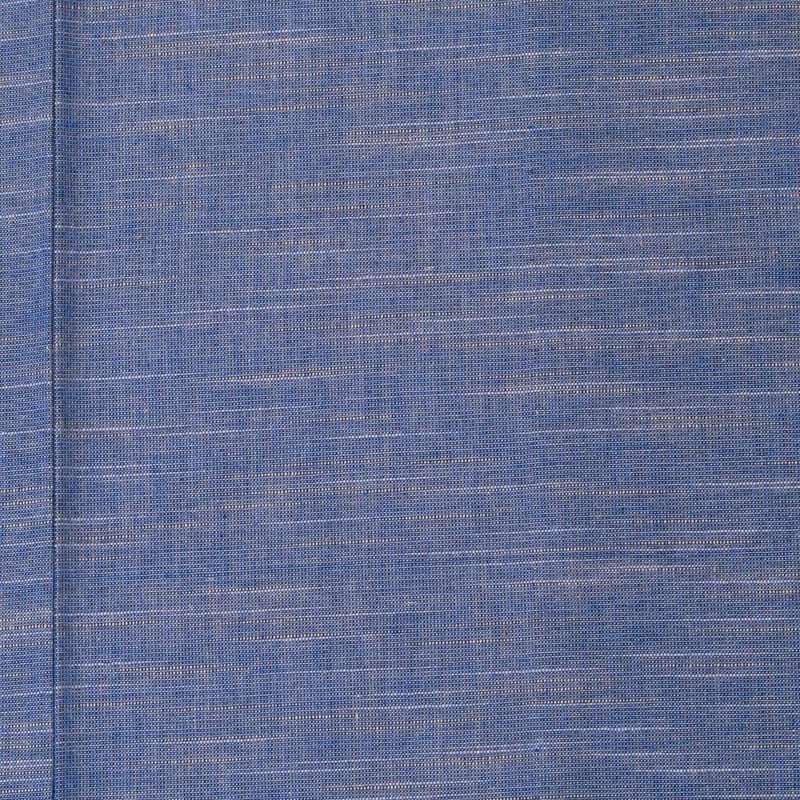 会津木綿 きもの 無地 銀青 レディース お仕立て込み | Daizenya