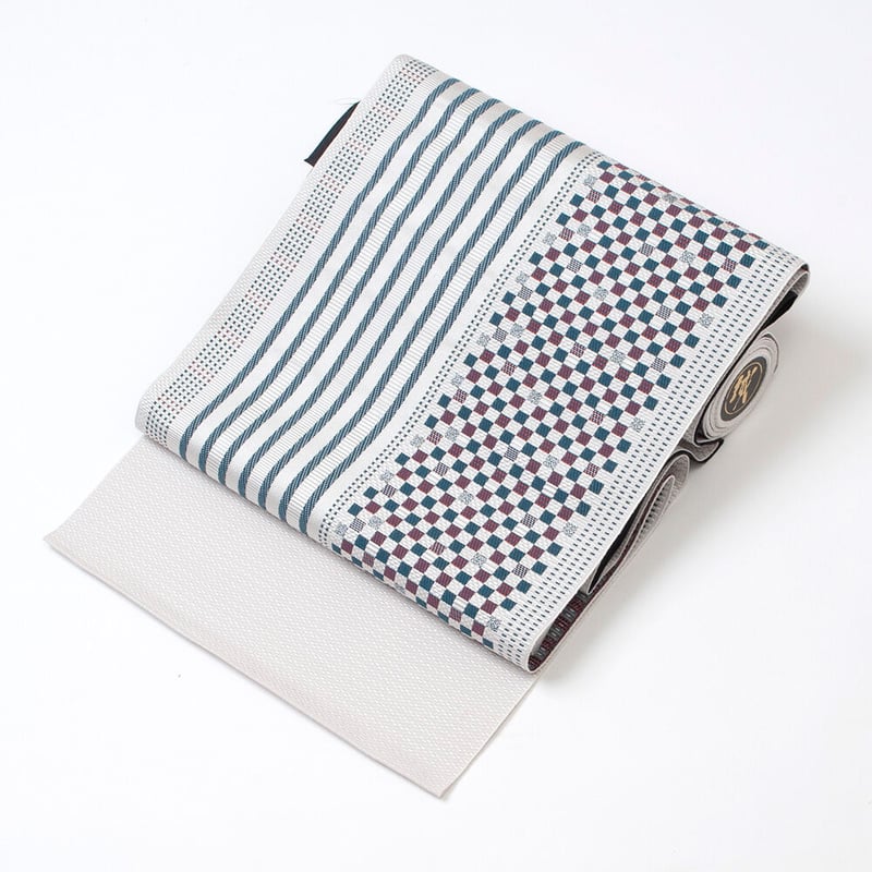 新品正絹本場筑前博多織八寸名古屋帯【松葉仕立・御仕立付】➆